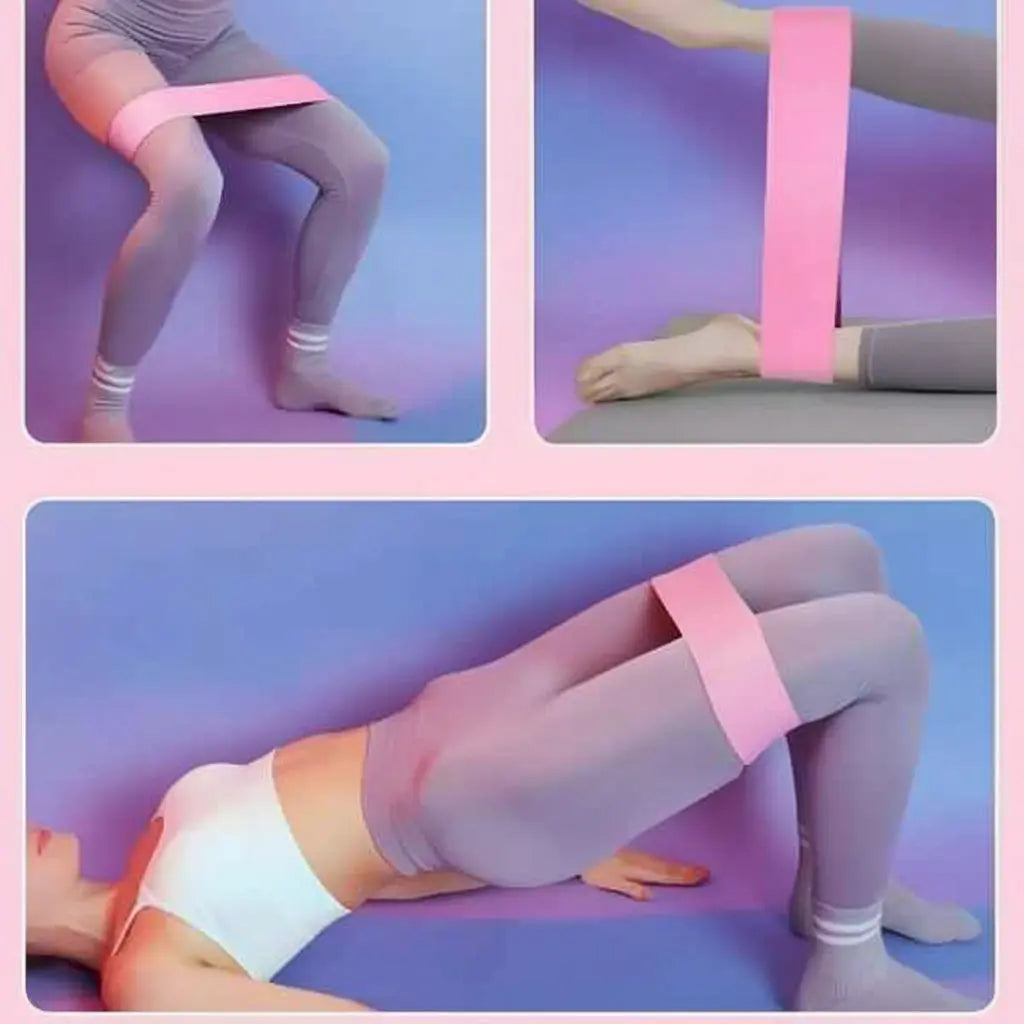 Set de 3 Bandas de Resistencia de Tela Antideslizante - Ligas para Entrenamiento de Glúteos y Piernas Pro 2026 - Conecta Chava Shop