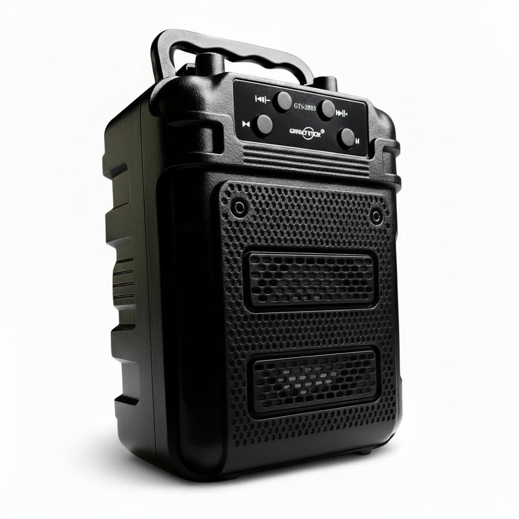 Bocina Portátil GTS-2333 con Micrófono y Luces LED - Sonido 5W y Bluetooth Pro 2026 - Conecta Chava Shop