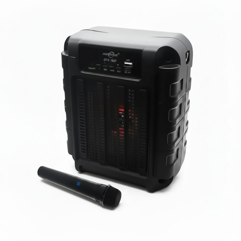 Bocina Bluetooth Karaoke Portátil con Micrófono y Luz RGB - Sonido Potente Pro 2026 - Conecta Chava Shop