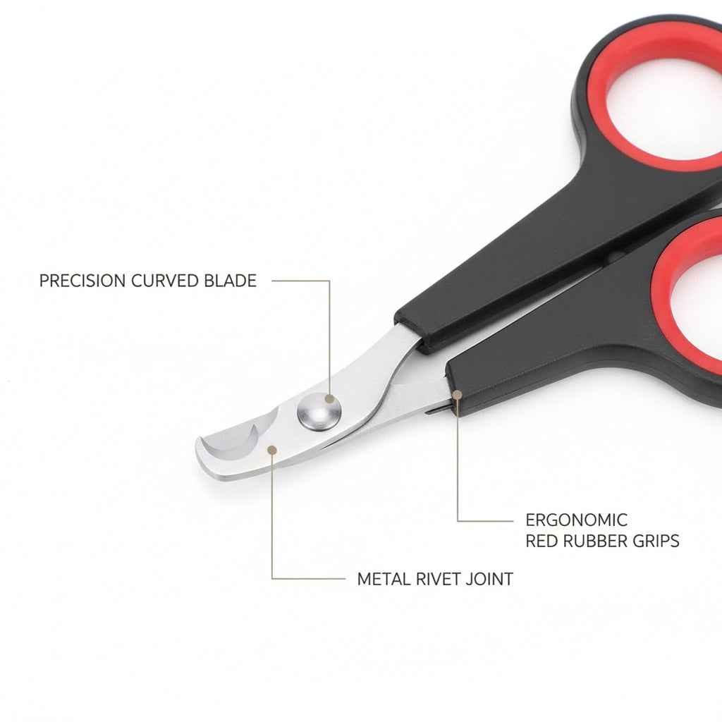 Cortaúñas para Mascotas de Acero Inoxidable Profesional - Tijeras de Corte Preciso con Protector de Seguridad y Lima, Calidad Pro 2026 - Conecta Chava Shop