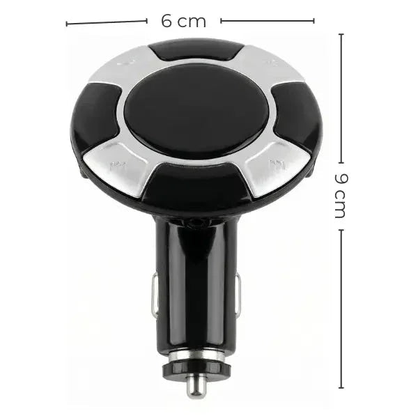 Transmisor Bluetooth FM Multiconexión para Auto - Reproductor MP3 con Entradas USB, TF y AUX Pro 2026 - Conecta Chava Shop