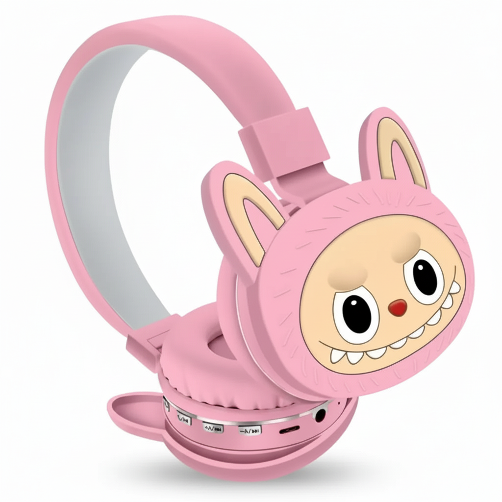 Audífonos Inalámbricos Kawaii Elfo - Plegables con Diseño de Personaje Elfo Animado - Conecta Chava Shop