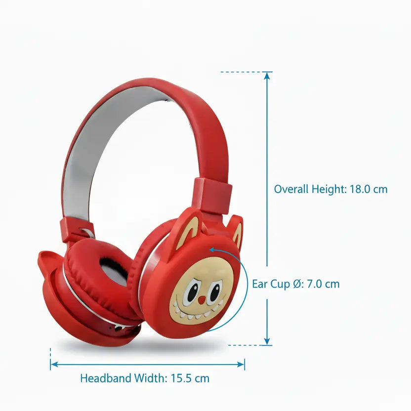 Audífonos Inalámbricos Kawaii Elfo - Plegables con Diseño de Personaje Elfo Animado - Conecta Chava Shop