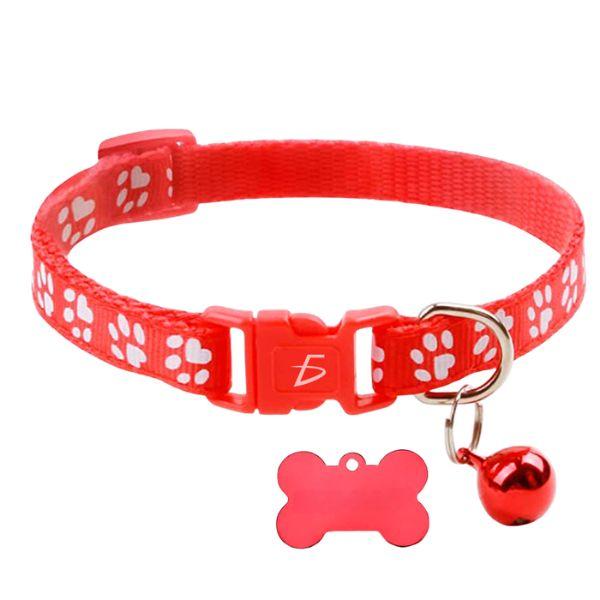 Collar Reflejante de Seguridad para Gatos y Perros con Hebilla Anti Ahorcamiento 2 Collares - Conecta Chava Shop