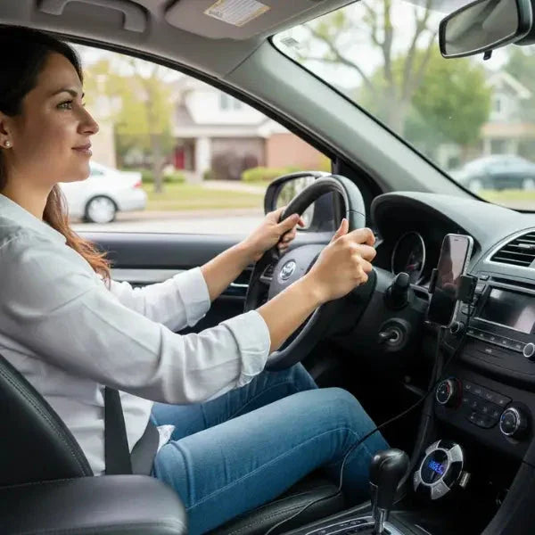 Transmisor Bluetooth FM Multiconexión para Auto - Reproductor MP3 con Entradas USB, TF y AUX Pro 2026 - Conecta Chava Shop
