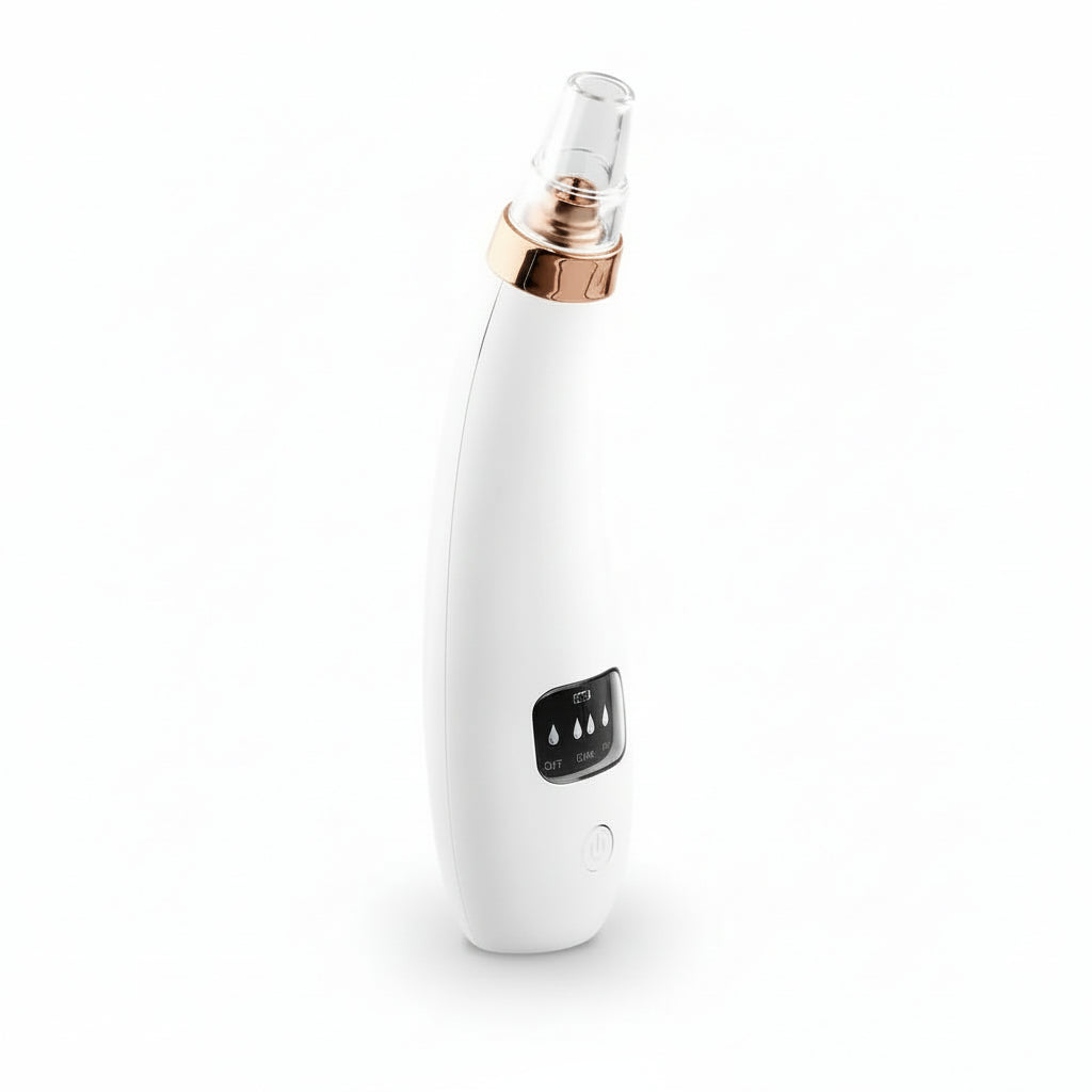 Limpiador Facial de Poros Eléctrico con 6 Cabezales - Suctor de Puntos Negros con Succión Ajustable Pro y Carga USB 2026 - Conecta Chava Shop