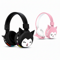 Audífonos Inalámbricos Kawaii con Diseño de Personaje Animado - Auriculares Bluetooth Plegables con Super Bass y Orejas Decorativas Pro 2026 - Conecta Chava Shop