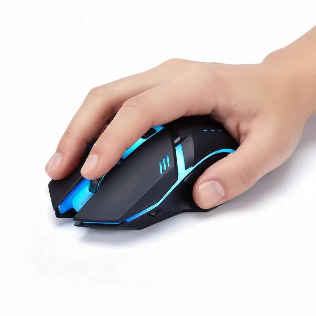 Mouse Gaming RGB de Alta Precisión con Sensor Óptico - Ratón para Juegos USB Plug and Play con Iluminación LED Dinámica, Calidad Pro 2026 - Conecta Chava Shop