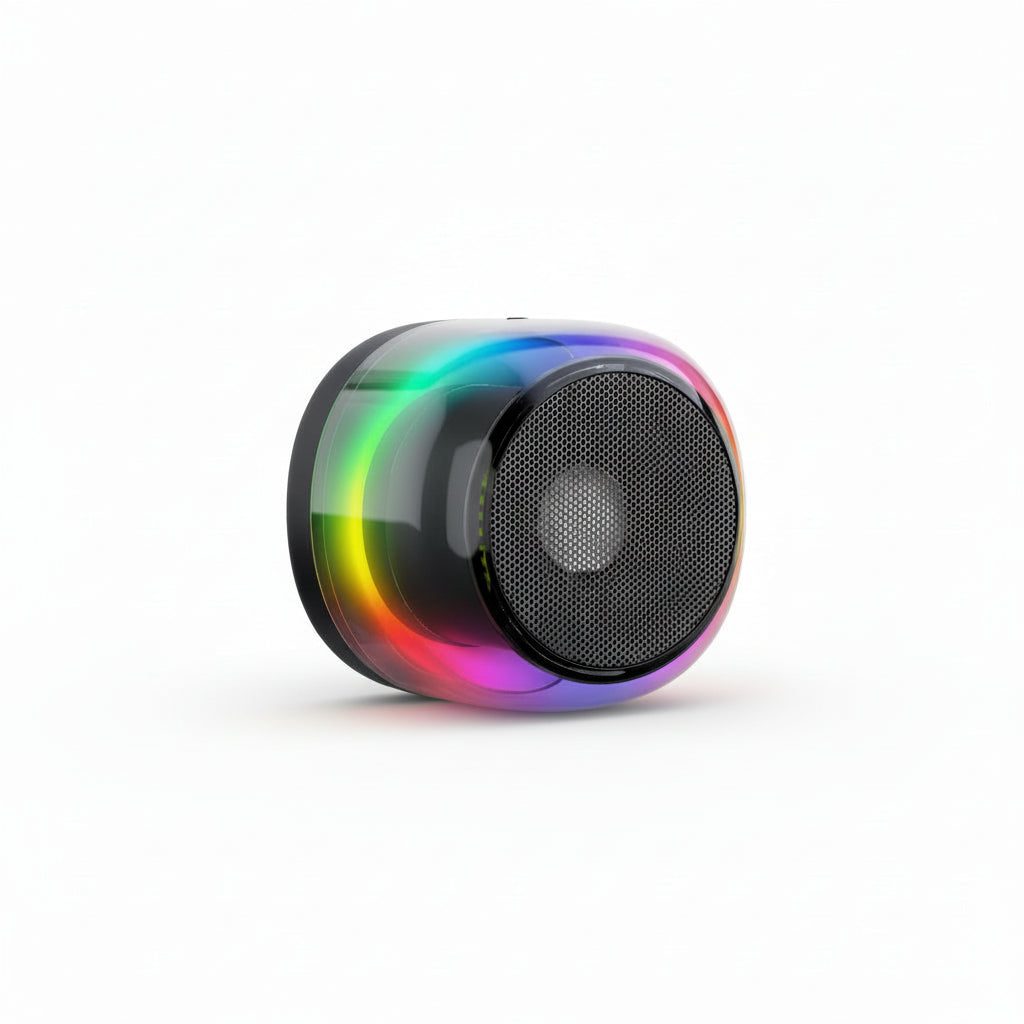 Altavoz Bluetooth Portátil con Sonido 360° y Luces RGB - Bocina Compacta Recargable Pro 2026 - Conecta Chava Shop