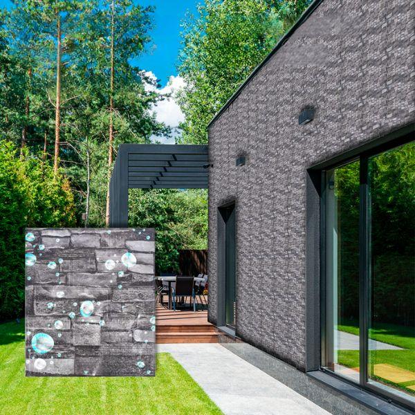 Paquete 10 Paneles de Pared 3D de Espuma XPE Autoadhesivos Tipo Ladrillo Gris Mosaico 35×38.5 cm Pro 2026 - Conecta Chava Shop