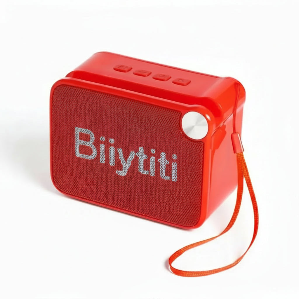 Mini Bocina Bluetooth 5W Portátil con Radio FM y Soporte para Celular - Audio Pro 2026 - Conecta Chava Shop
