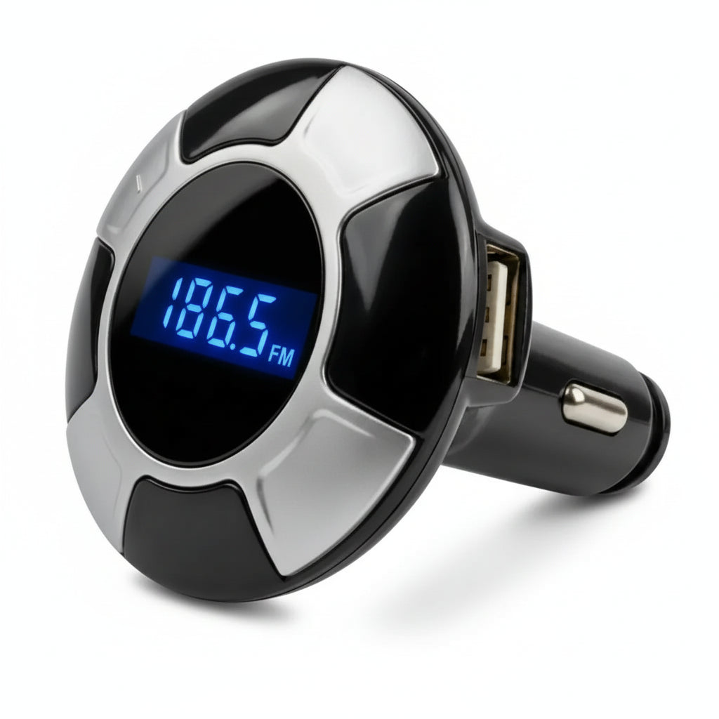 Transmisor Bluetooth FM Multiconexión para Auto - Reproductor MP3 con Entradas USB, TF y AUX Pro 2026 - Conecta Chava Shop