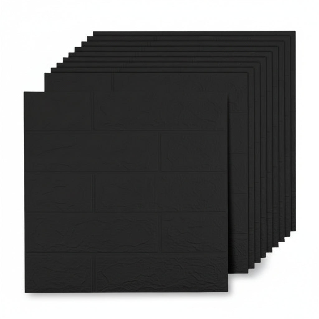 Paneles de Pared 3D Autoadhesivos Espuma XPE Tipo Ladrillo Mosaico 35×38.5 cm Paquete de 10 ladrillos de rodny - Conecta Chava Shop