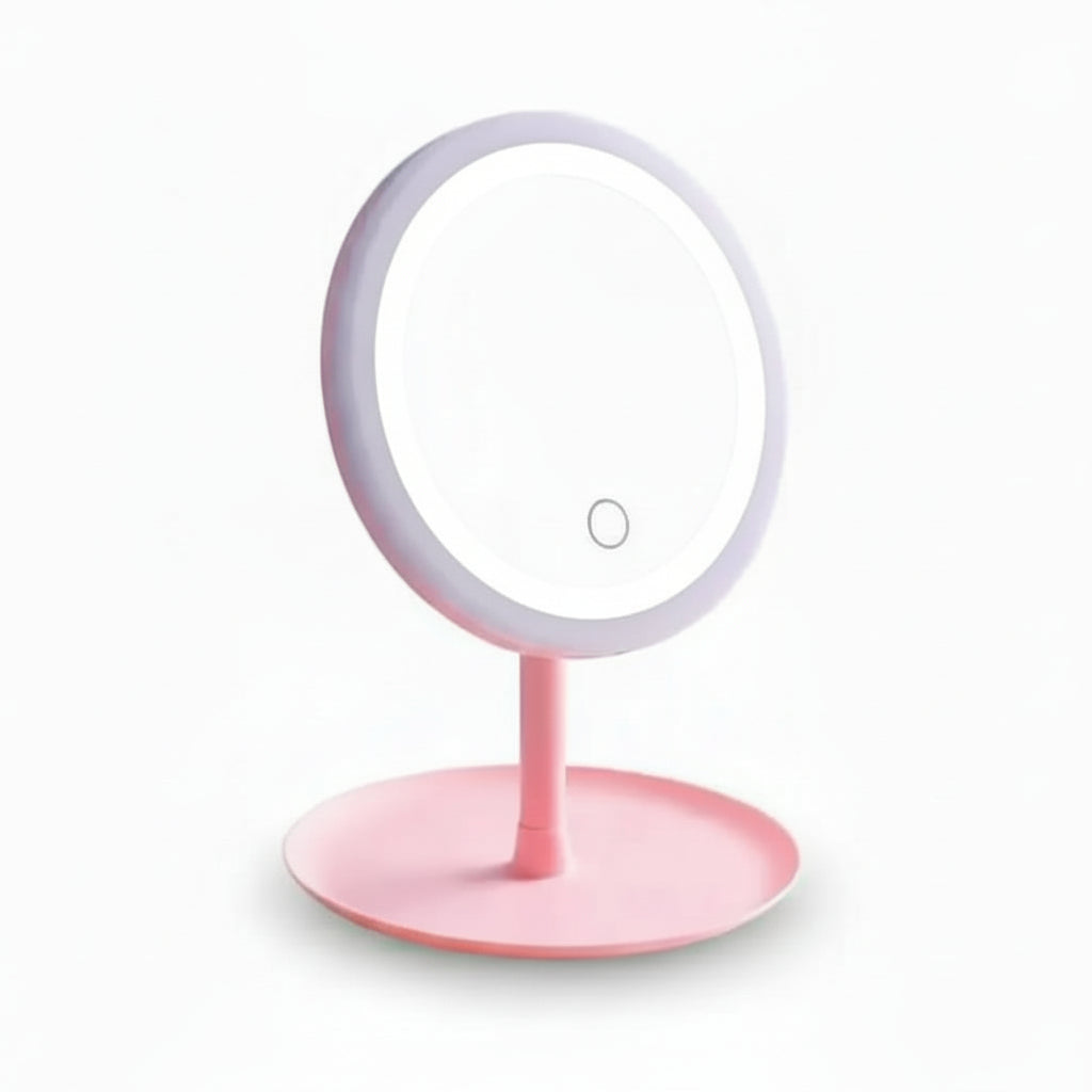 Aro de Luz LED para Maquillaje con Espejo Integrado - Lámpara Recargable con Brillo Ajustable Pro 2026 - Conecta Chava Shop
