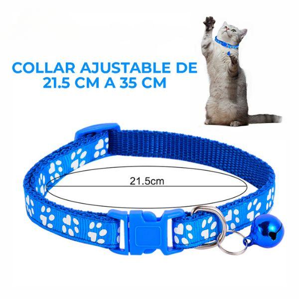 Collar Reflejante de Seguridad para Gatos y Perros con Hebilla Anti Ahorcamiento 2 Collares - Conecta Chava Shop