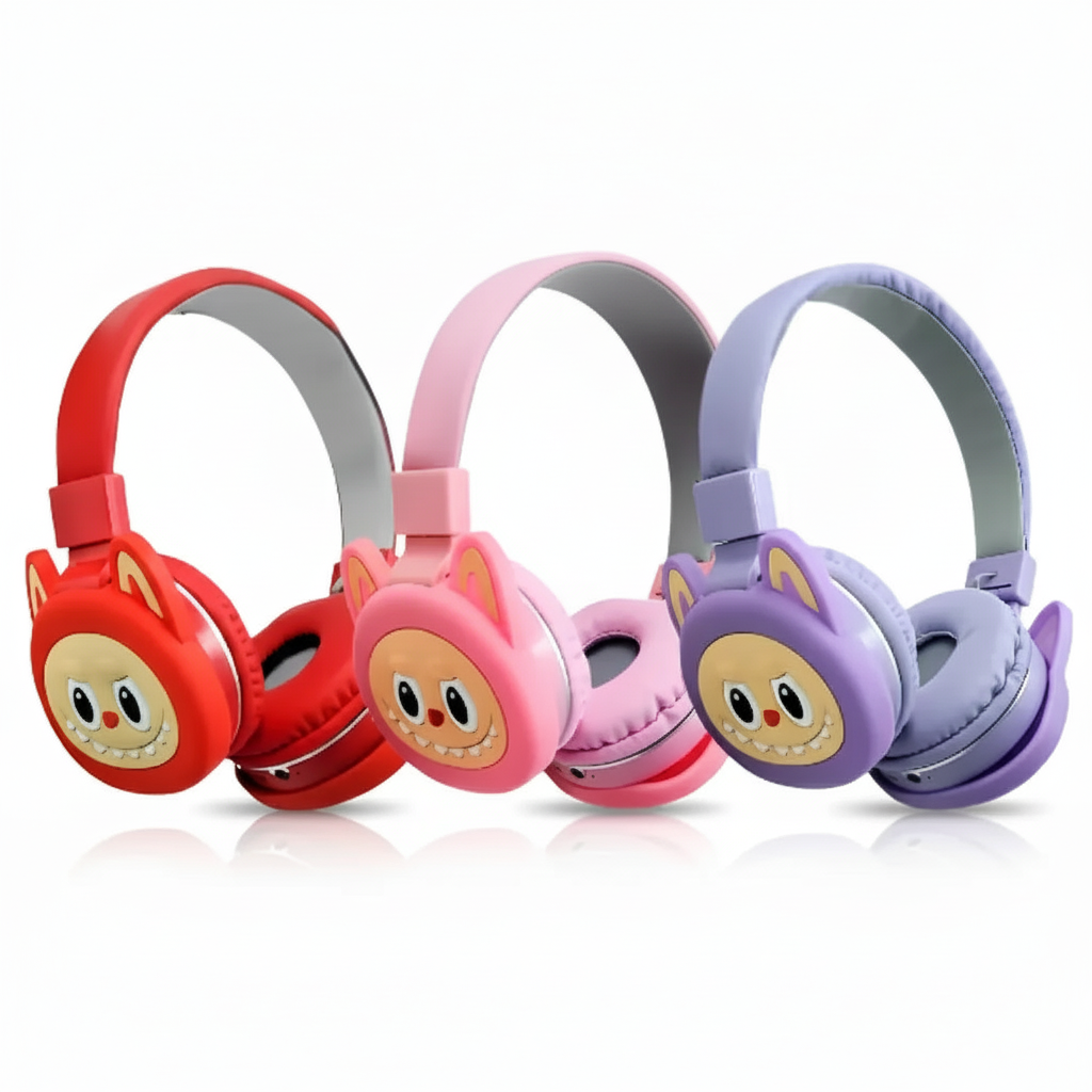 Audífonos Inalámbricos Kawaii Elfo - Plegables con Diseño de Personaje Elfo Animado - Conecta Chava Shop