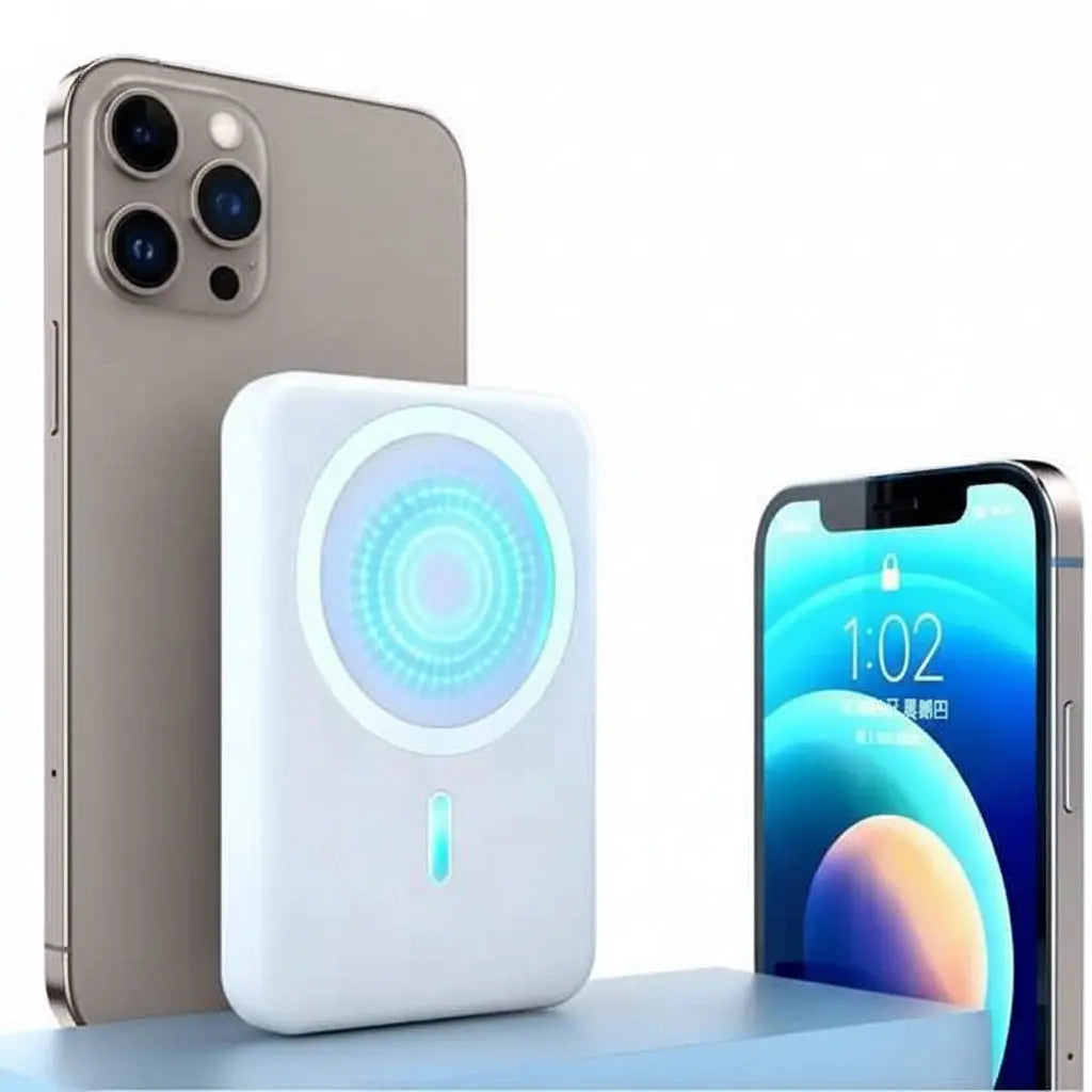 Power Bank Magnético Inalámbrico de Carga Rápida - Batería Externa Portátil Compatible con Dispositivos iOS, Calidad Pro 2026 - Conecta Chava Shop