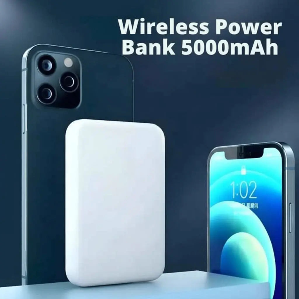 Power Bank Magnético Inalámbrico de Carga Rápida - Batería Externa Portátil Compatible con Dispositivos iOS, Calidad Pro 2026 - Conecta Chava Shop