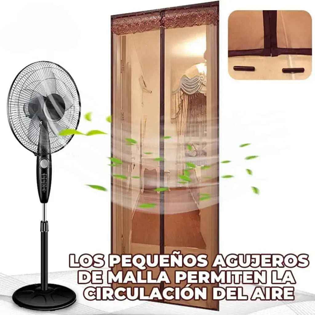 Cortina Mosquitera Magnética de Malla Reforzada - Cierre Automático Instantáneo y Protección Invisible para Puertas Pro 2026 - Conecta Chava Shop