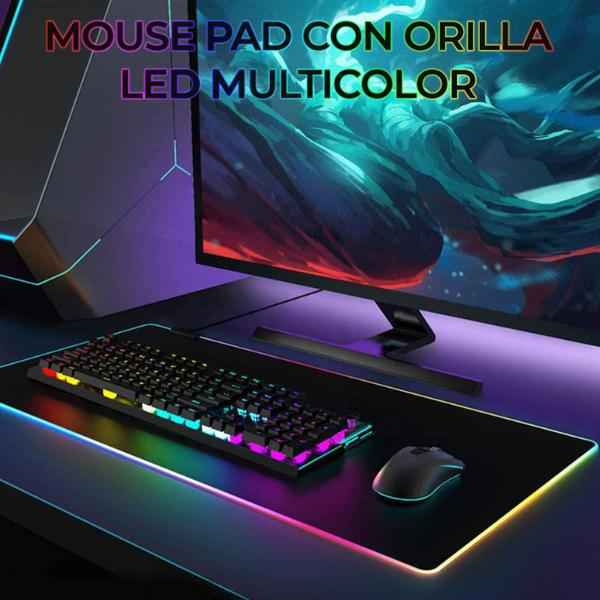 Mousepad Gamer XXL RGB 90x40 cm - Tapete Extendido para Teclado y Mouse Setup Gamer Pro 2026 - Conecta Chava Shop