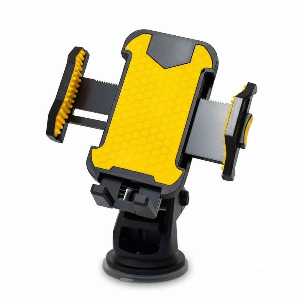 Soporte de Celular para Auto con Ventosa de Succión Fuerte - Brazo Extensible en Material ABS y Silicona con Rotación 360° Pro 2026 - Conecta Chava Shop