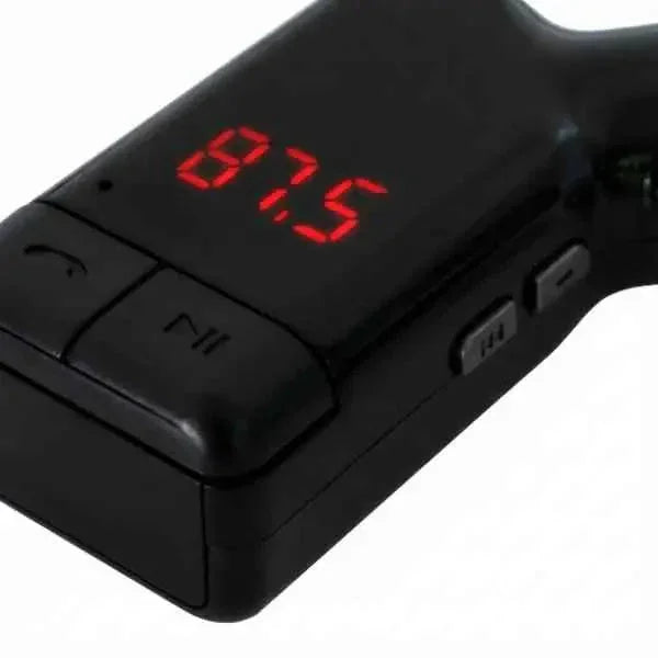 Reproductor MP3 Para Auto Transmisor Bluetooth FM - Manos Libres Inalámbrico con Doble Puerto USB y Ranura Micro SD Pro 2026 - Conecta Chava Shop