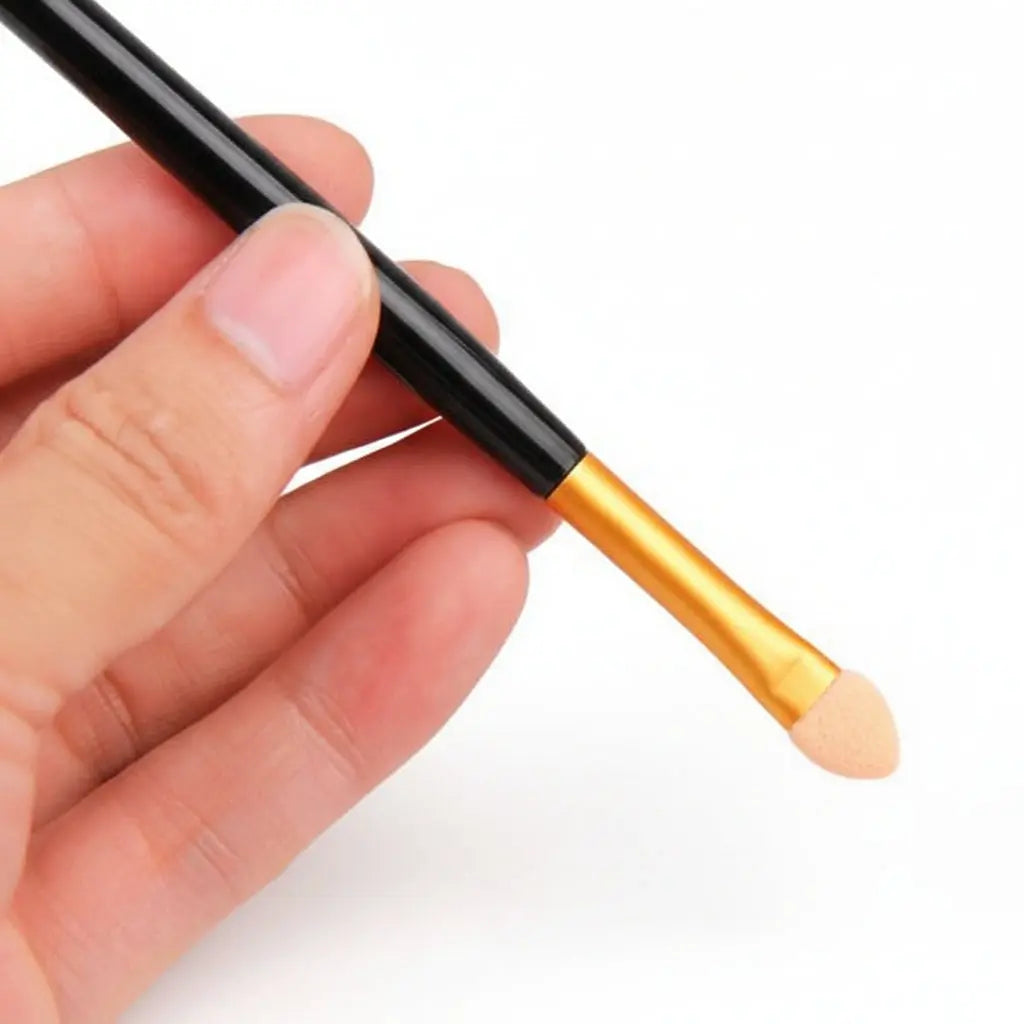Kit de 20 Pinceles de Maquillaje Profesional Negro y Dorado con Estuche de Viaje - Set Completo para Rostro, Ojos y Labios Pro 2026 - Conecta Chava Shop