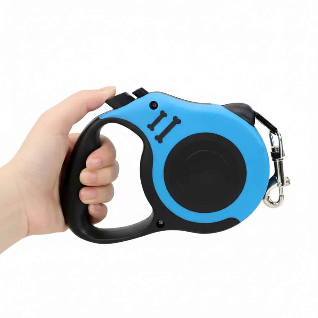 Correa Retráctil Para Perro de 5 Metros con Bloqueo de Seguridad - Extensible Ajustable de Alta Resistencia para Paseo Pro 2026 - Conecta Chava Shop