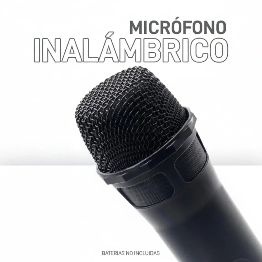 Bocina Bluetooth Karaoke Portátil con Micrófono y Luz RGB - Sonido Potente Pro 2026 - Conecta Chava Shop