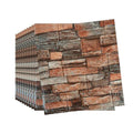 Paquete 10 Paneles de Pared 3D de Espuma XPE Autoadhesivos Tipo Ladrillo Marrón Mosaico 35×38.5 cm Pro 2026 - Conecta Chava Shop