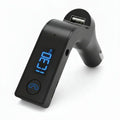 Transmisor FM Bluetooth para auto con pantalla digital y puerto USB