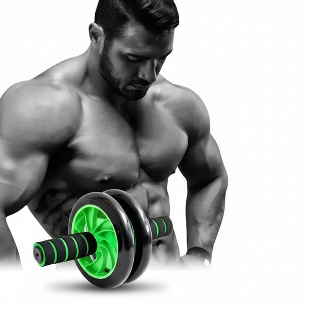 Rueda Abdominal Profesional de Alta Estabilidad - Rodillo para Core con Rodamientos Silenciosos y Mango Antideslizante, Calidad Pro 2026 - Conecta Chava Shop