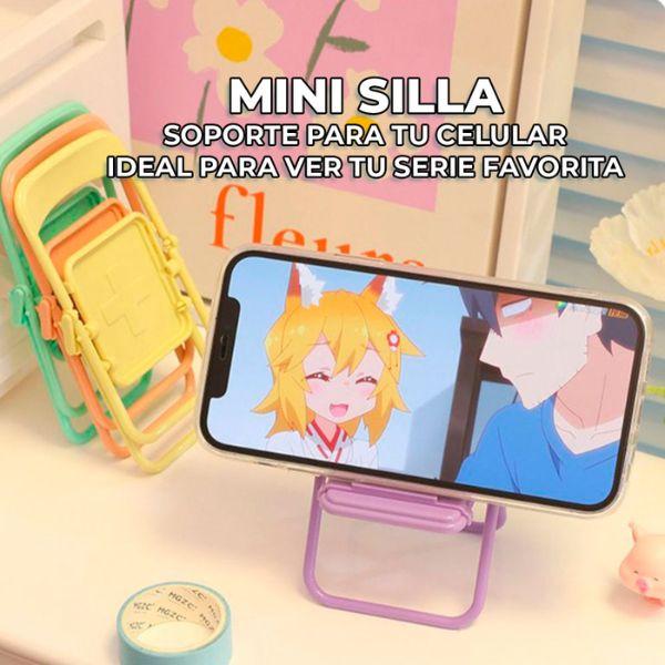 Soporte para Celular Mini Silla Ajustable Colores Variados - Set de 3 Mini Sillas Pro 2026 - Conecta Chava Shop