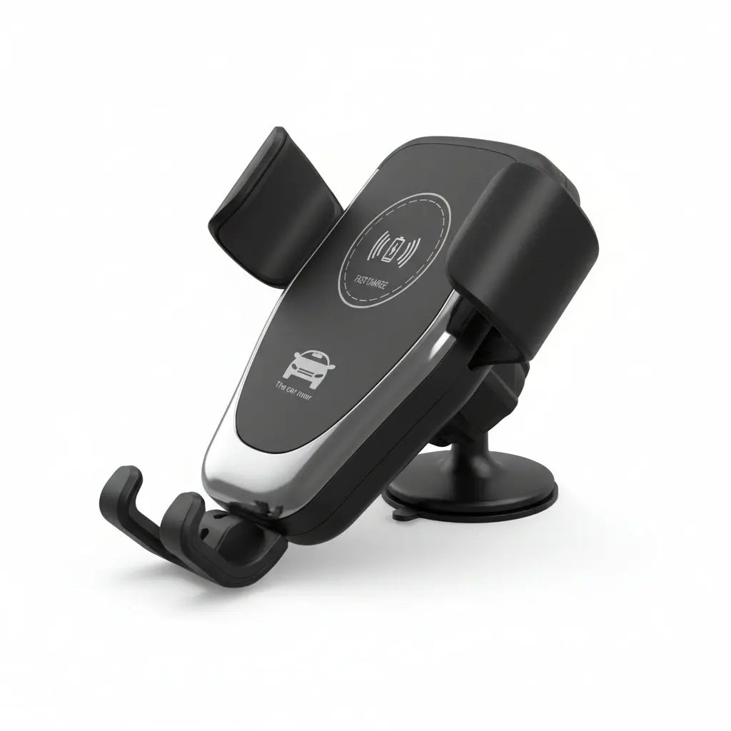 Cargador Inalámbrico para Auto con Sensor de Apertura Automática - Soporte de Carga Rápida Qi Pro 2026 - Conecta Chava Shop