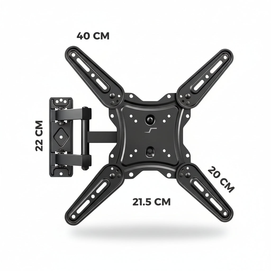Soporte para TV Desplegable de 23-60 Pulgadas - Rotación de 180° y Carga de 35 kg Pro 2026 - Conecta Chava Shop