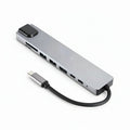 Hub USB de 8 Puertos con Carga USB-C 100W - Estación de Carga Rápida y Datos, Adaptador Multi-Puerto para Laptop y Tablet - Conecta Chava Shop
