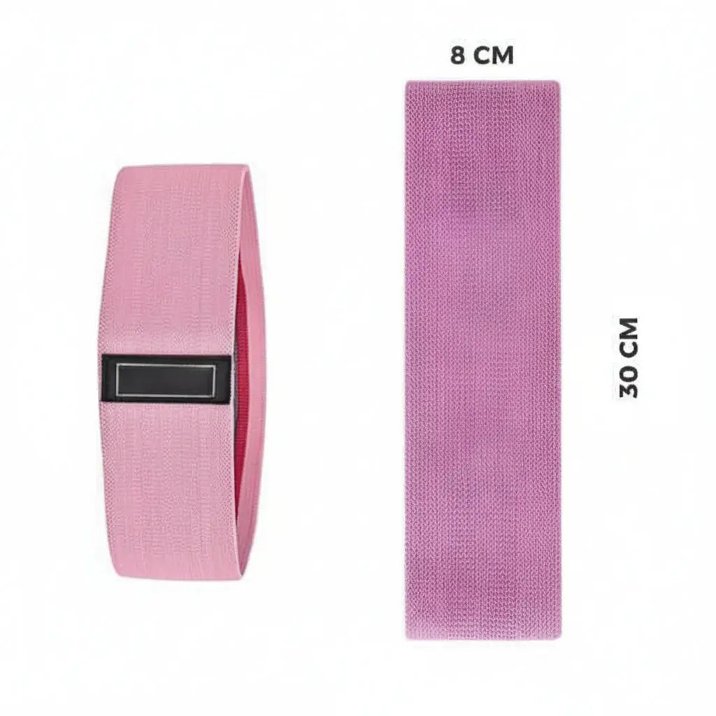 Set de 3 Bandas de Resistencia de Tela Antideslizante - Ligas para Entrenamiento de Glúteos y Piernas Pro 2026 - Conecta Chava Shop