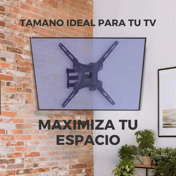 Soporte de TV con Movimiento Completo para 27 a 60 Pulgadas - Brazo Articulado Giratorio y Extensible Pro 2026 - Conecta Chava Shop