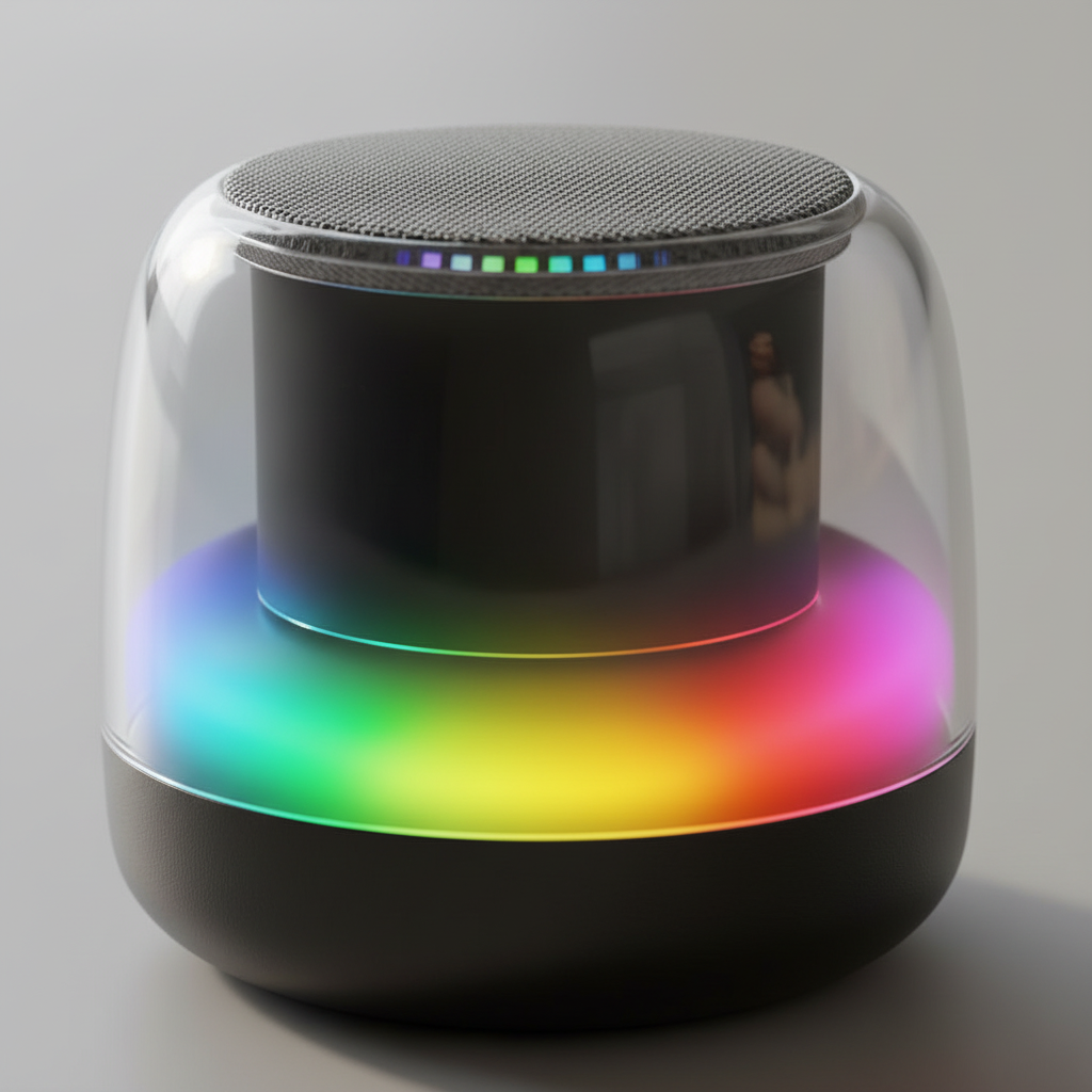 Altavoz Bluetooth Portátil con Sonido 360° y Luces RGB - Bocina Compacta Recargable Pro 2026 - Conecta Chava Shop