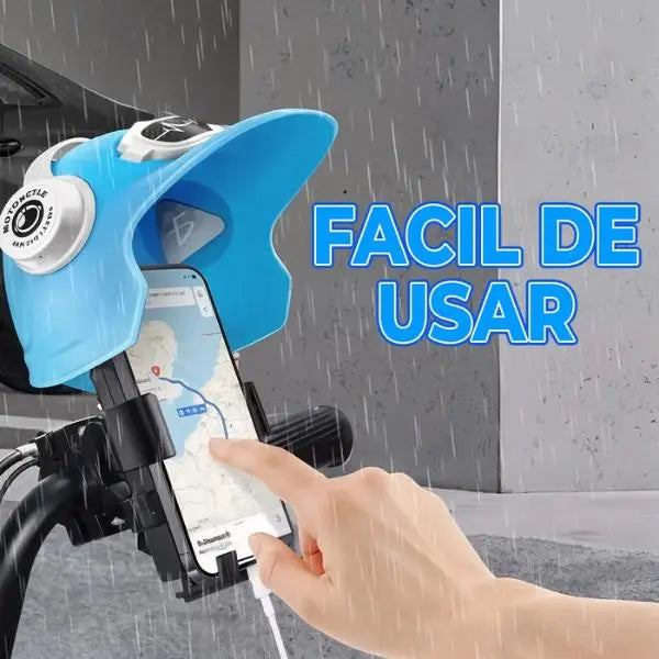 Soporte para Teléfono en Moto con Sistema Antivibración - Protector de Estabilizador de Cámara para Celular, Sujeción de Alta Seguridad Pro 2026 - Conecta Chava Shop