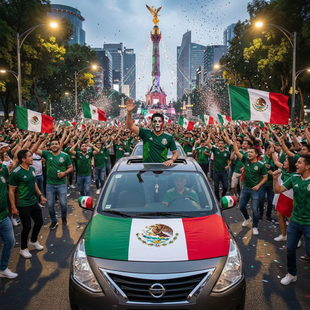 Funda para Cofre Bandera de México Ajuste Universal - Decoración Patriótica Pro 2026 - Conecta Chava Shop