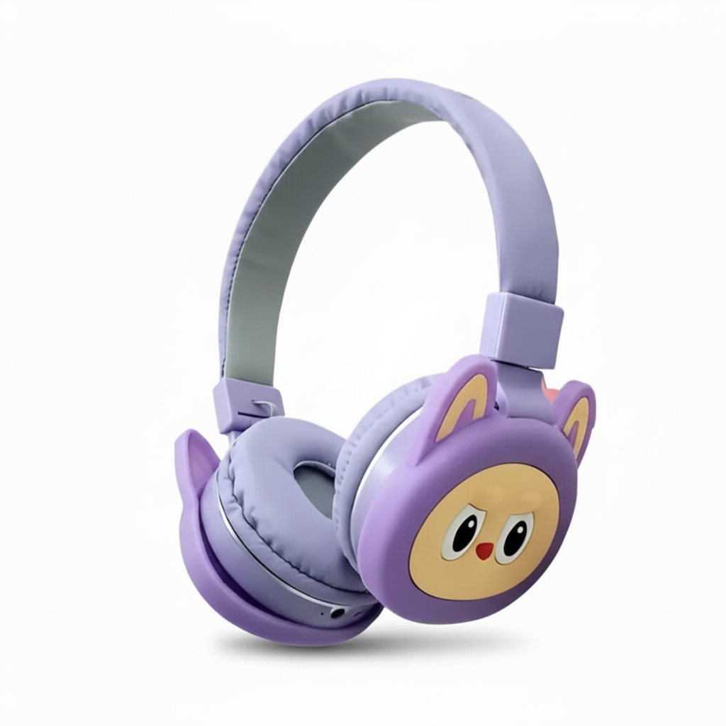Audífonos Inalámbricos Kawaii Elfo - Plegables con Diseño de Personaje Elfo Animado - Conecta Chava Shop