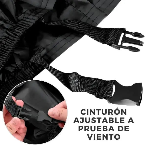 Impermeable Reflectante para Moto Ajustable y Ligero - Conjunto de Lluvia Alta Visibilidad Pro 2026 - Conecta Chava Shop