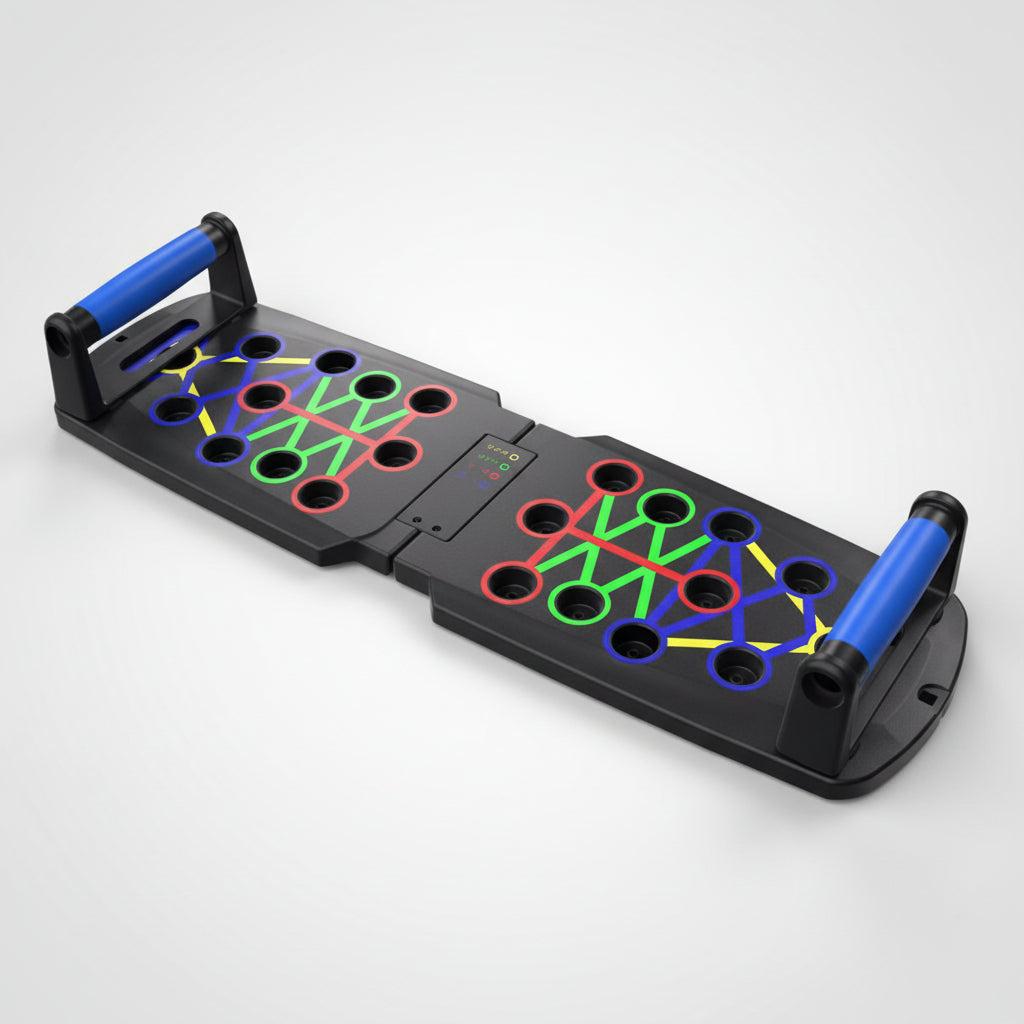 Tabla Push Up 10 en 1 Plegable para Entrenamiento Muscular - Sistema de Lagartijas con Guía de Colores para Pecho, Espalda y Brazos Pro 2026 - Conecta Chava Shop