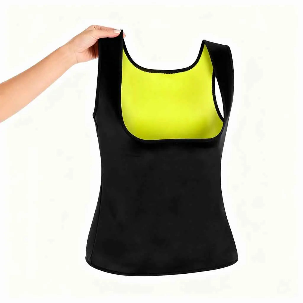 Chaleco Deportivo de Neopreno con Efecto Térmico - Faja de Entrenamiento Ajustable, Soporte de Compresión Pro para Gimnasio - Conecta Chava Shop