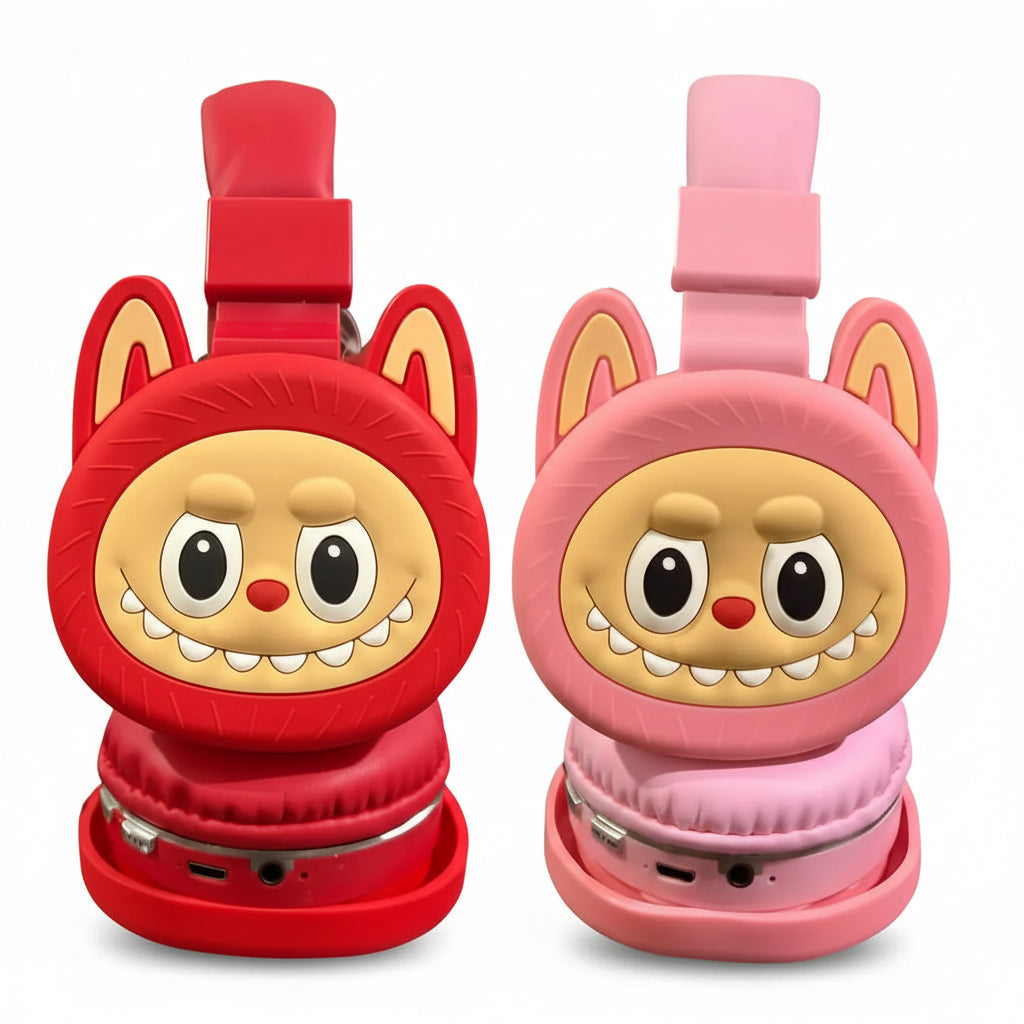 Audífonos Inalámbricos Kawaii Elfo - Plegables con Diseño de Personaje Elfo Animado - Conecta Chava Shop