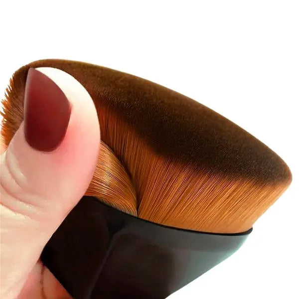 Brocha Profesional para Base Líquida de Cerdas Densas - Pincel de Maquillaje para Acabado Natural y Uniforme Pro 2026 - Conecta Chava Shop