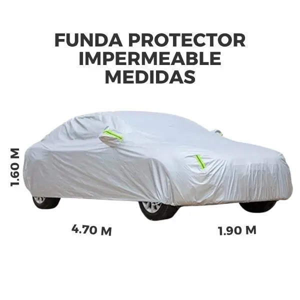 Funda Impermeable para Auto con Protección UV y Ajuste Seguro - Cubierta Multicapa Pro 2026 - Conecta Chava Shop