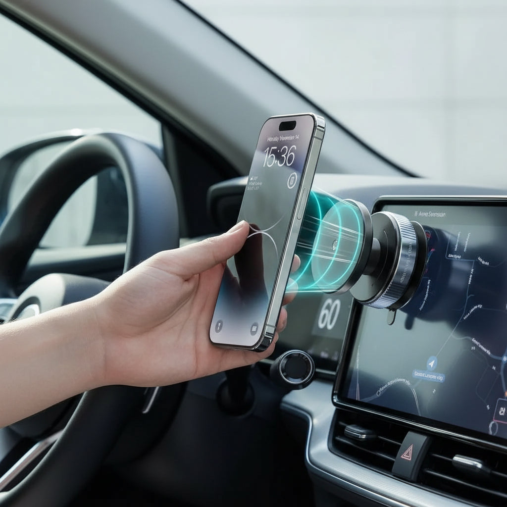 Soporte Magnético 360° Diseño Compacto - Imán Reforzado para Celular en Auto y Hogar, Calidad Conecta Chava 2026 - Conecta Chava Shop