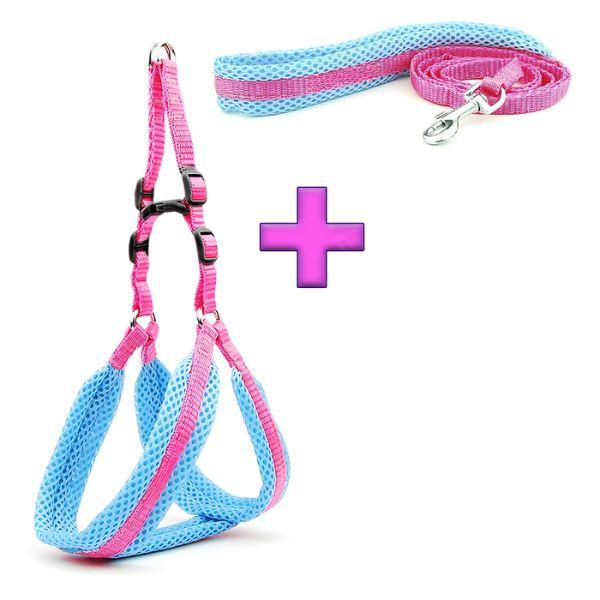 Pechera Acolchada para Perro con Correa Ajustable - Arnés Ergonómico Color Dúo Pro 2026 - Conecta Chava Shop